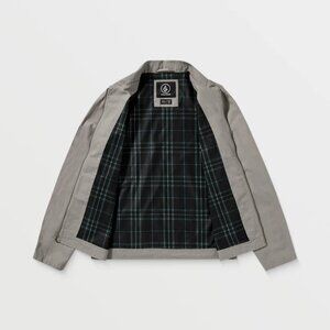 NWT Volcom Mens Grey Gray Oak Drive Lined Full Zip Jacket Size XXL 2XL NEW